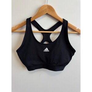 Adidas Racerback Sports Bra Athletic‎ Workout Gym Black